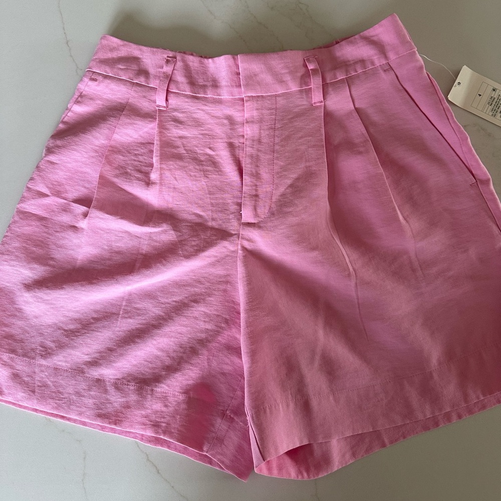 NWT hi waist long short